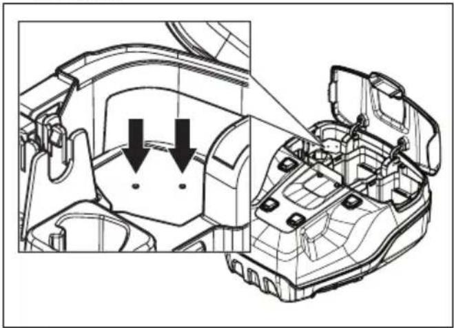 HUSQVARNA LB 548i - Instalación del sensor - 1