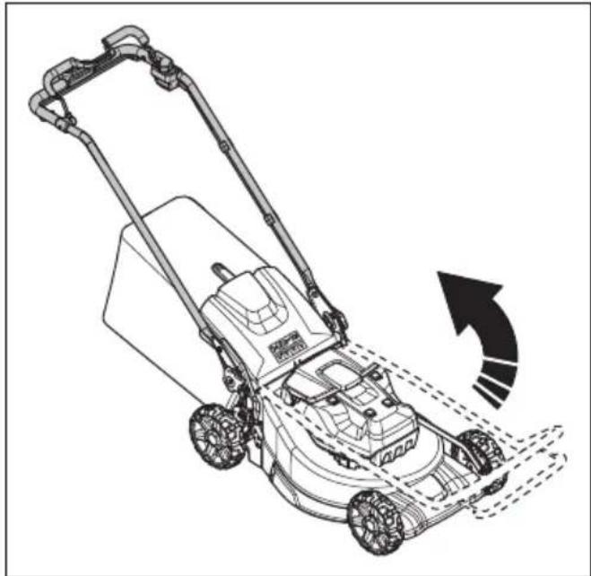 HUSQVARNA LB 548i - 将产品设置在工作位置 (LC 551iV) - 1