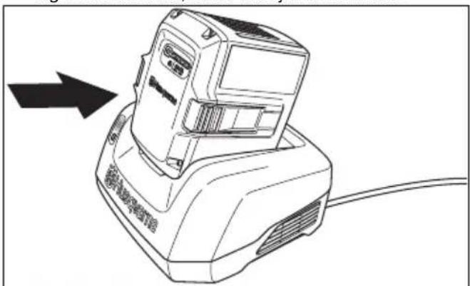 HUSQVARNA LB 548i - Aku laadimine - 2