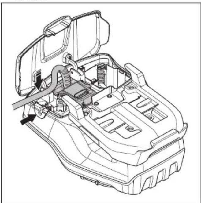HUSQVARNA LB 548i - 3a MOHTIpaHe n npemaxBaHe Ha MyNTn akymylaTopa (npHaIeJxHocT) - 6