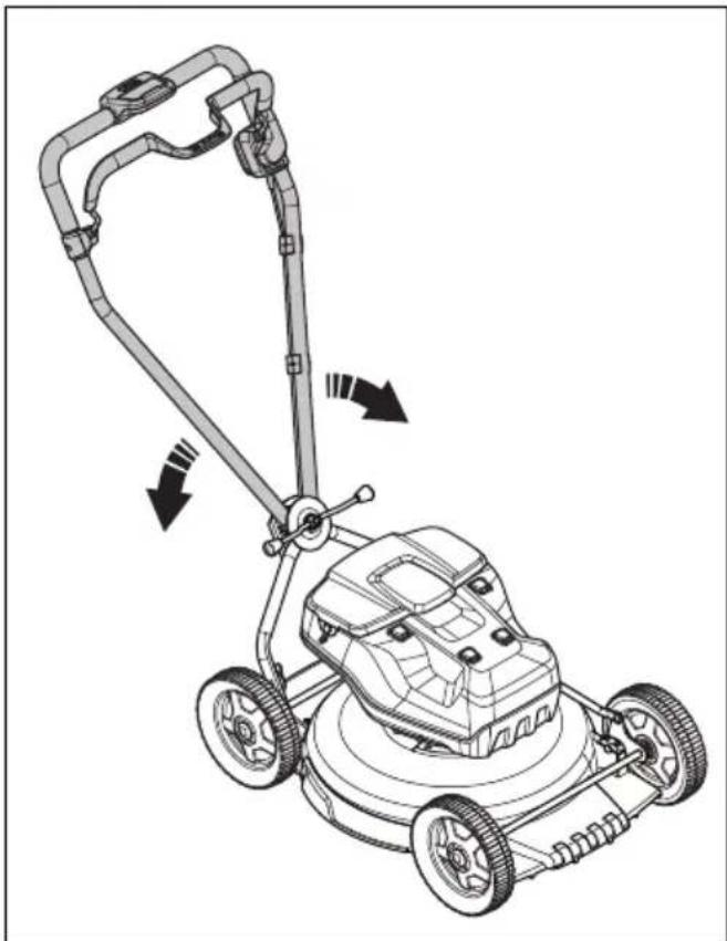 HUSQVARNA LB 548i - Pour monter la poignée (LB 548i, LB 553iV) - 3