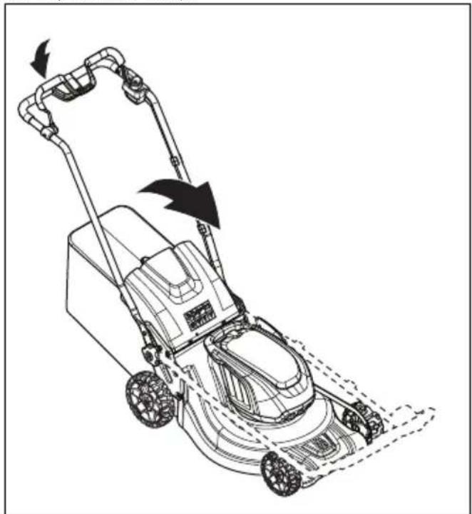 HUSQVARNA LB 548i - Asezarea produsului in poziţia pentru transport (LC 551iV) - 2