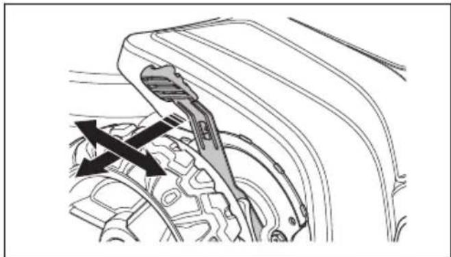 HUSQVARNA LB 548i - 刈高の設定(LB 548i, LC 551iV) - 1