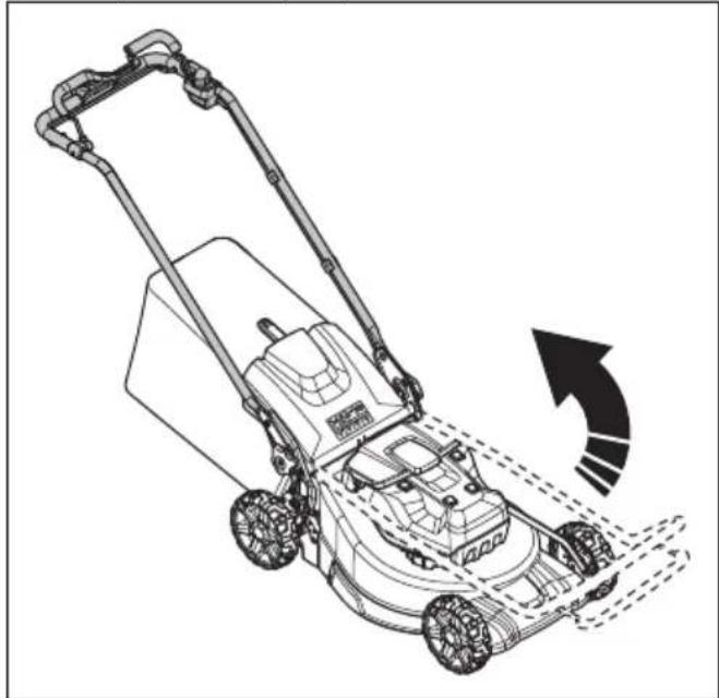 HUSQVARNA LB 548i - Pentru a seta produsul in poziţia de fonctionare (LC 551iV) - 1