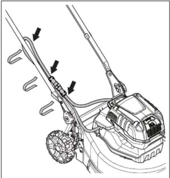 HUSQVARNA LB 548i - De multi-accu (accessoire) monteren en verwijderen - 8
