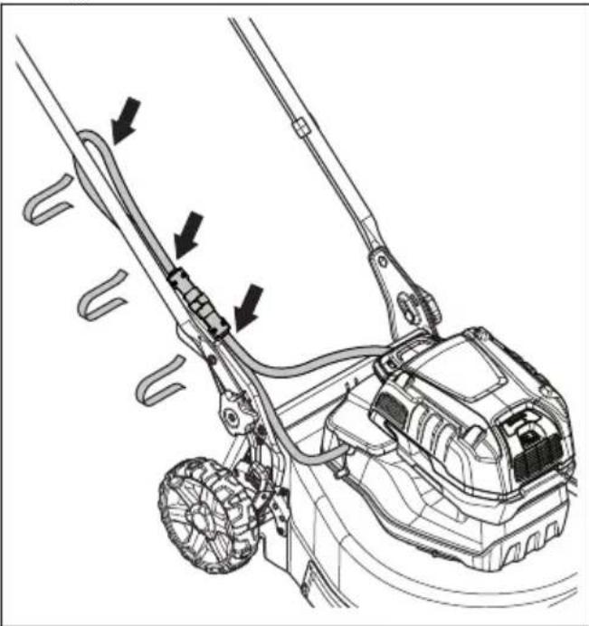 HUSQVARNA LB 548i - Multiakun (lisävaruste) asentaminen ja irrottaminen - 8