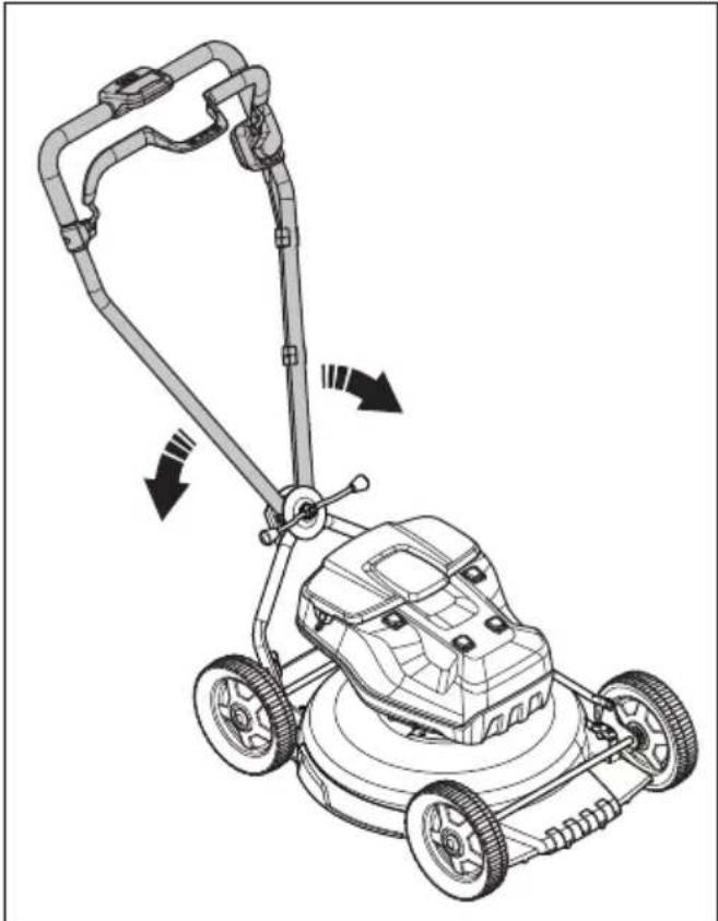 HUSQVARNA LB 548i - 装配手柄(LB548i, LB553iV) - 3