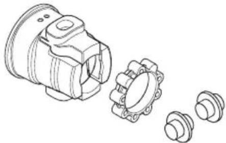 HUSQVARNA 525HF3S - Sistemul de amortizare a vibratiilor - 3