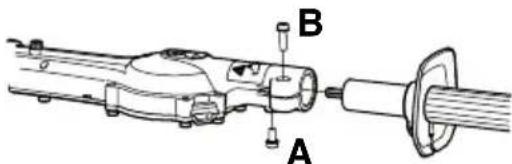 HUSQVARNA 525HF3S - Montagem da unidade de corte - 2