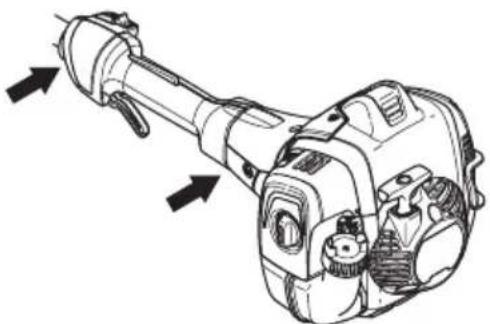 HUSQVARNA 525HF3S - Sistemul de amortizare a vibratiilor - 2