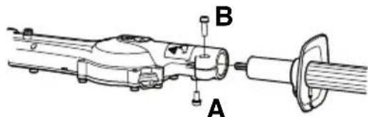 HUSQVARNA 525HF3S - Fitting the cutting head - 2