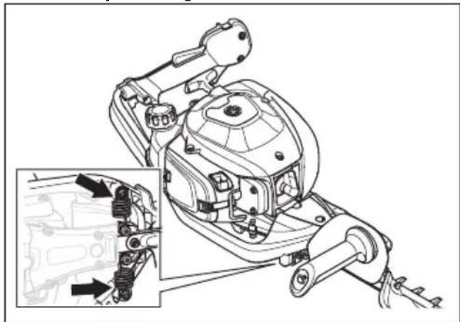 HUSQVARNA 522HSR75X - Trillingsdempingssysteem controleren - 1