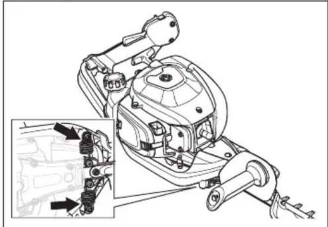 HUSQVARNA 522HSR75X - Controllo del sistema di smorzamento delle vibrazioni - 1