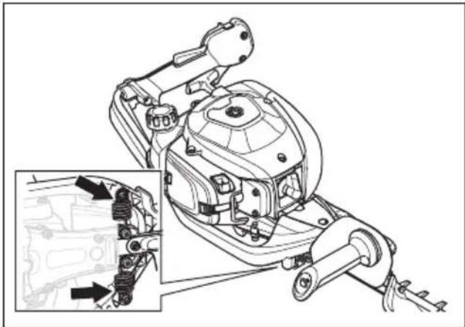 HUSQVARNA 522HSR75X - Kontrollera avvibreringssystemet - 1