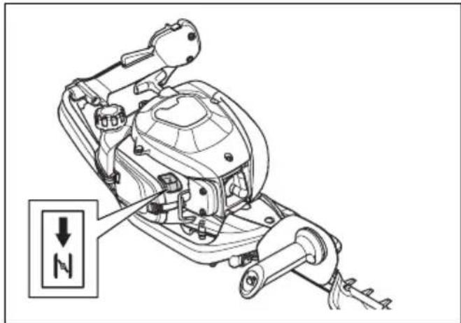 HUSQVARNA 522HSR75X - A termék hideg motorral való elindítása - 1
