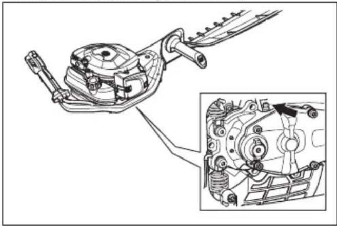HUSQVARNA 522HSR75X - Smarowanie obudowy przekładni - 1