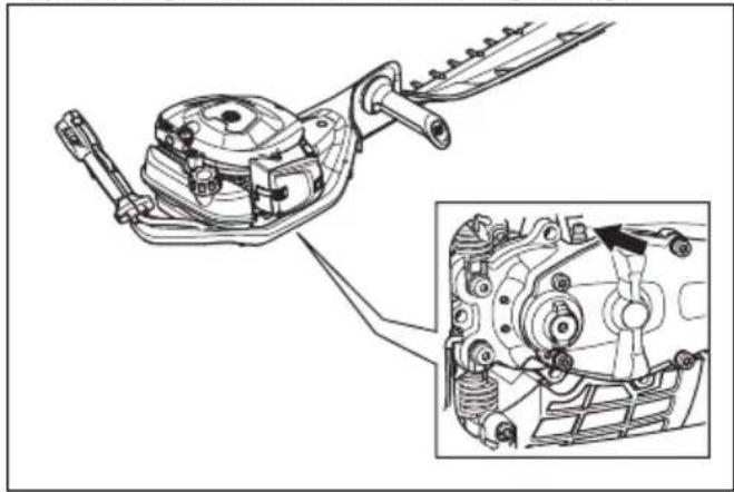 HUSQVARNA 522HSR75X - Pour lubrifier le carter d'engrenage - 1