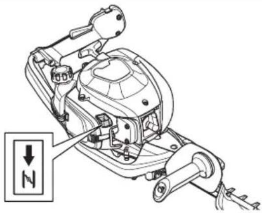 HUSQVARNA 522HSR75X - Külma mootoriga toote käivitamine - 1