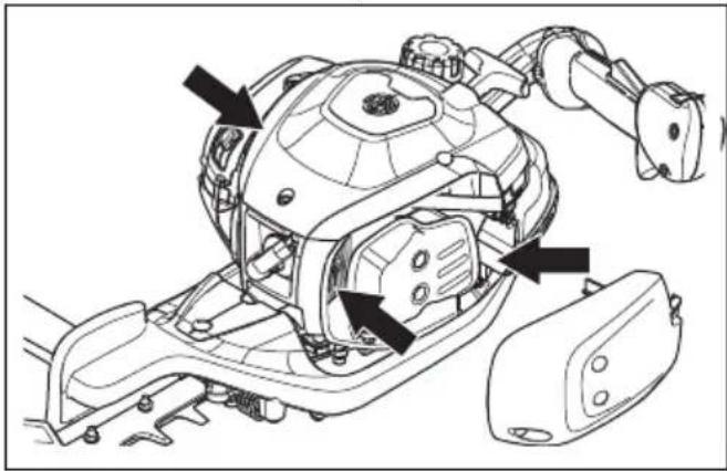 HUSQVARNA 522HS75X - So reinigen Sie das Kühlsystem - 2