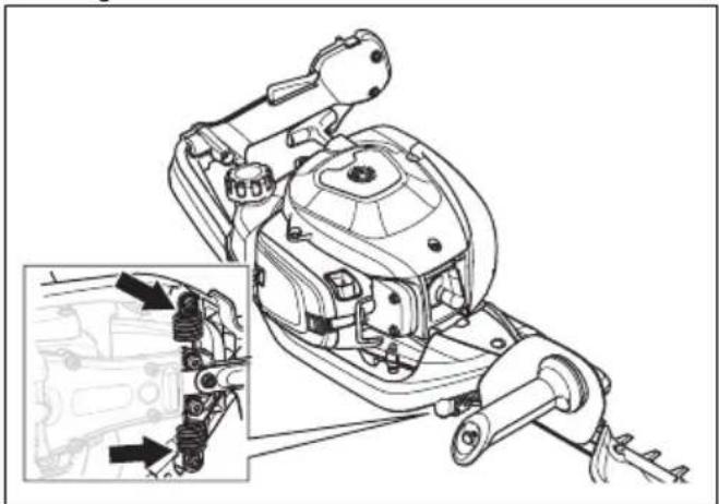 HUSQVARNA 522HS75X - Slik kontrollerer du avvibreringssystemet - 1