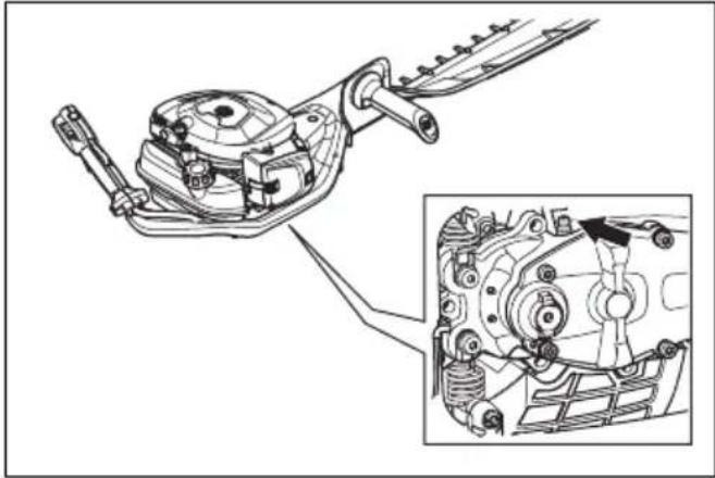 HUSQVARNA 522HS75X - Pentru a unge carcasa angrenajului - 1