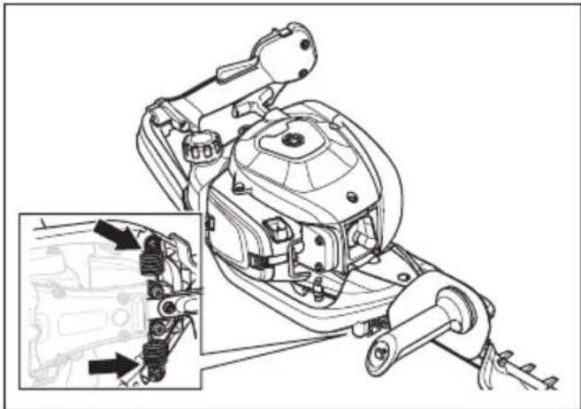 HUSQVARNA 522HS75X - Tärinänvaimennusjärjestelmän tarkistaminen - 1