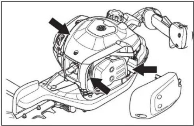 HUSQVARNA 522HS75X - Koelsysteem reinigen - 2