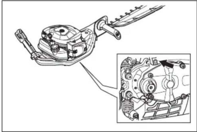 HUSQVARNA 522HS75X - Pour lubrifier le carter d'engrenage - 1