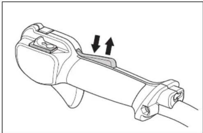 HUSQVARNA 522HS75X - To do a check of the throttle trigger lockout - 2