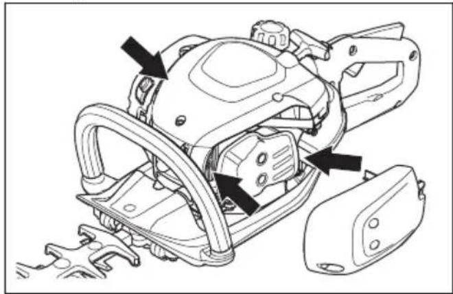 HUSQVARNA 522HDR75X - Slik rengjør du kjølesystemet - 2