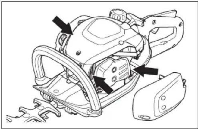 HUSQVARNA 522HDR75X - Koelsysteem reinigen - 2