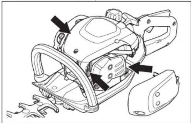 HUSQVARNA 522HDR75X - So reinigen Sie das Kühlsystem - 2