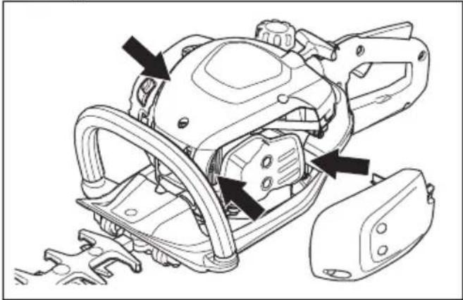 HUSQVARNA 522HDR75X - Sådan renser du kølesystemet - 2