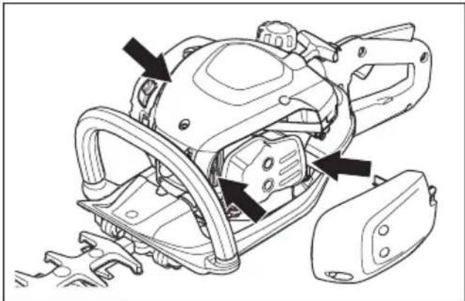 HUSQVARNA 522HDR75X - Para limpiar el sistema de refrigeración - 2