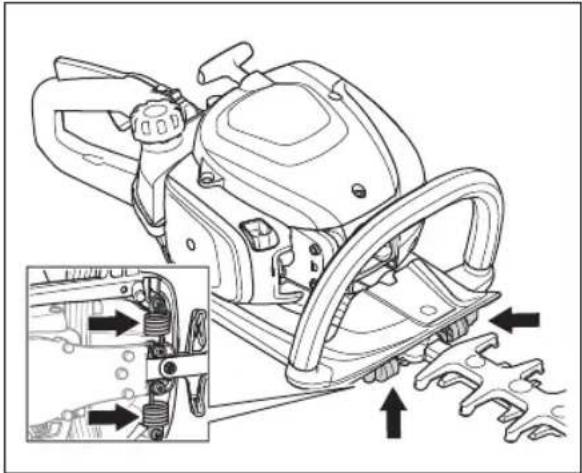 HUSQVARNA 522HDR75S - Pour vérifier le système antivibrations - 1