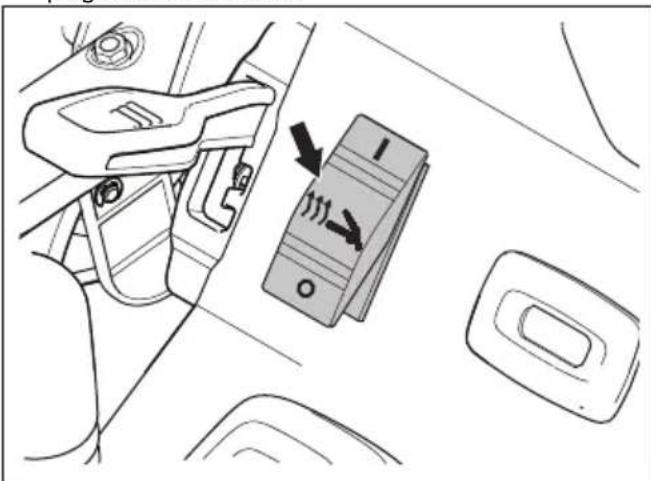 HUSQVARNA ST 424T - Pour utiliser les poignées chauffantes - 1