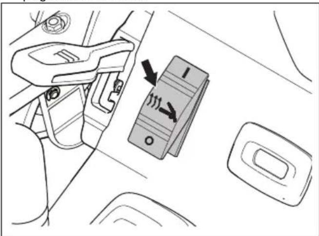 HUSQVARNA ST 430T - Pour utiliser les poignées chauffantes - 1