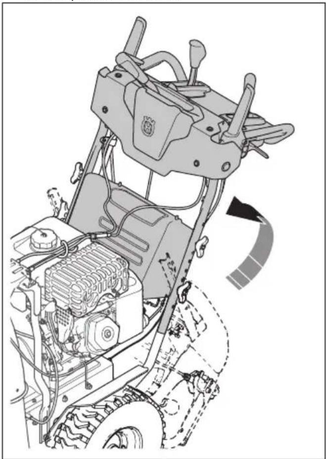 HUSQVARNA ST 430T - So montieren Sie den Griff - 1