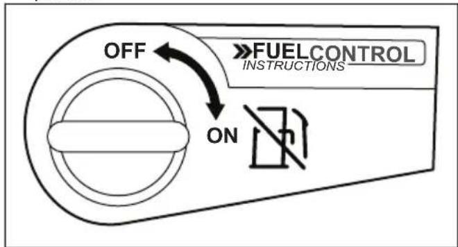 HUSQVARNA ST 430T - To use the fuel switch (for ST 424/427/430 only) - 1