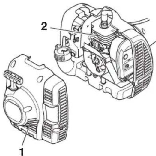 HUSQVARNA 129C - OxlaNTeHa cncTeMa - 2