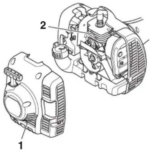 HUSQVARNA 129C - Kjølesystem - 2