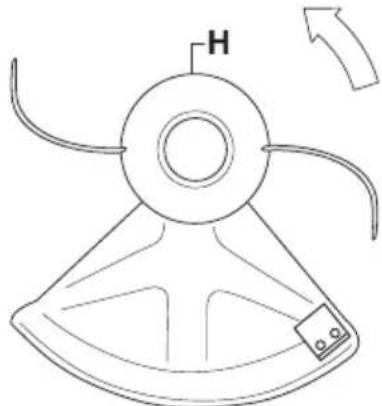 HUSQVARNA 129C - MoHTIpaHe Ha TpIMepHaTa 3aunta N TpIMepHaTa rJaBa - 6