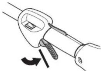 HUSQVARNA 129C - Blokada dzwigni gazu - 2