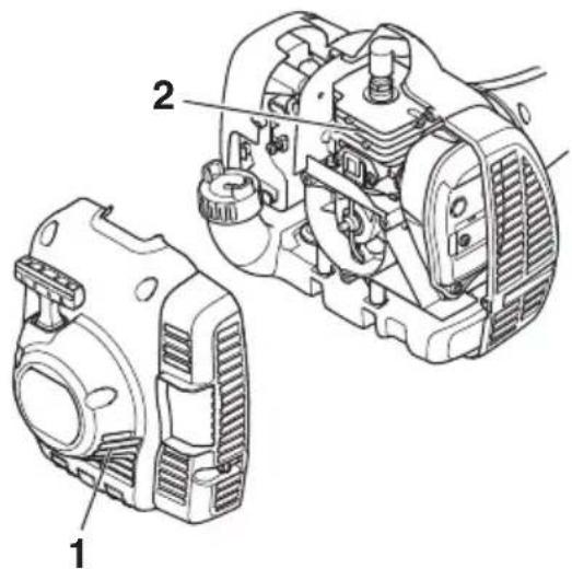 HUSQVARNA 129C - Cnctema oxlaaJdeHna - 2