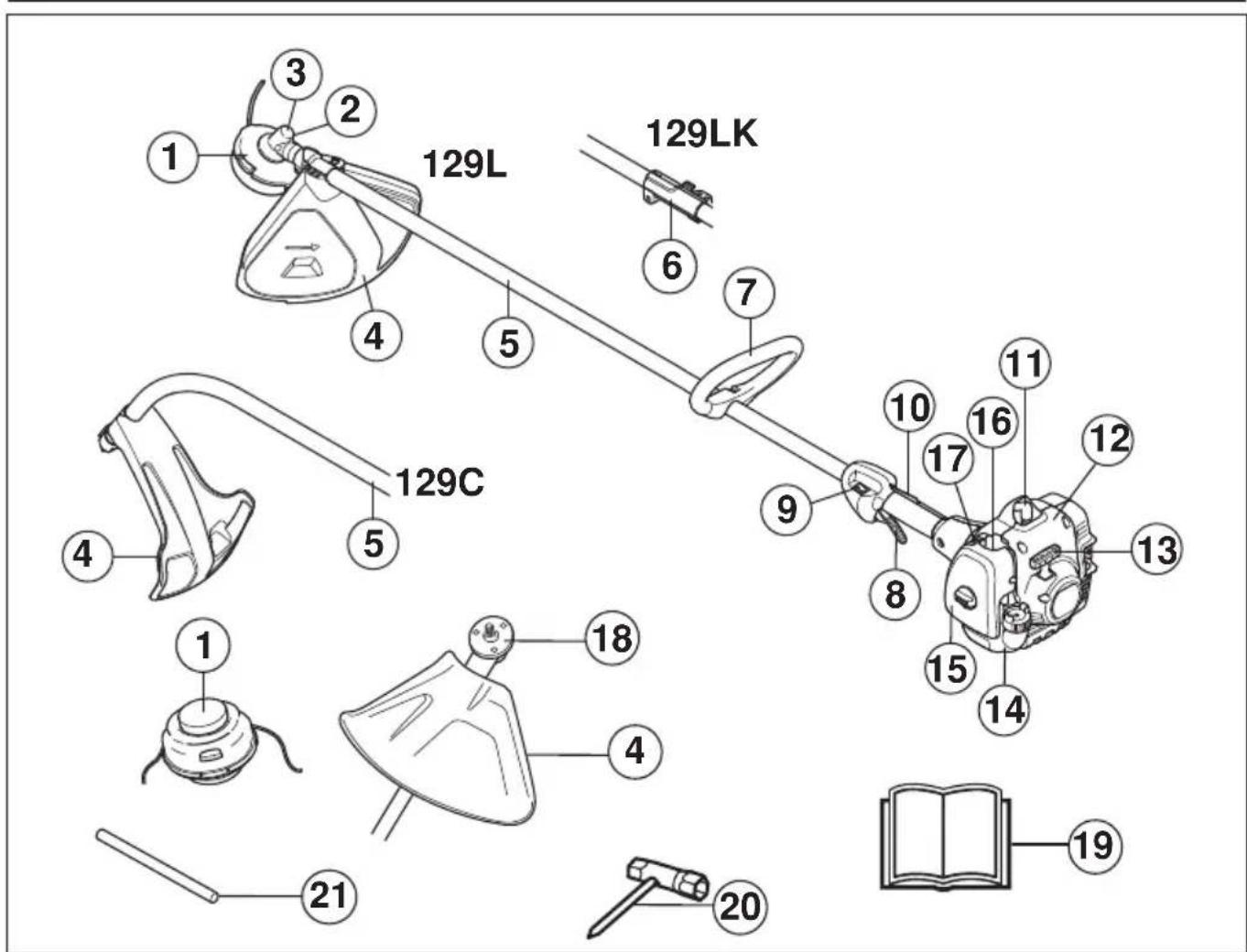 HUSQVARNA 129LK - COJE CO? - 1