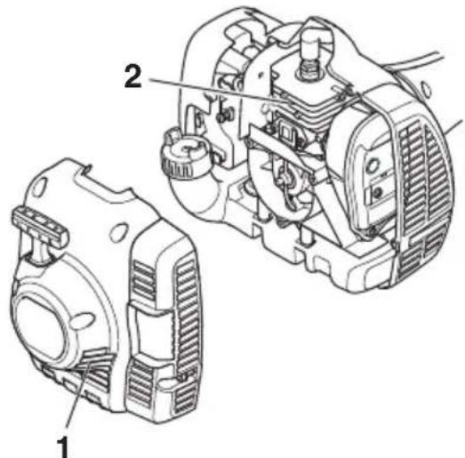 HUSQVARNA 129LK - Jahutussüsteem - 2