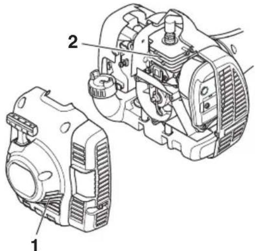 HUSQVARNA 129LK - Chladici systém - 2