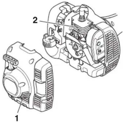 HUSQVARNA 129LK - Jäähdytysjärkestelmä - 2