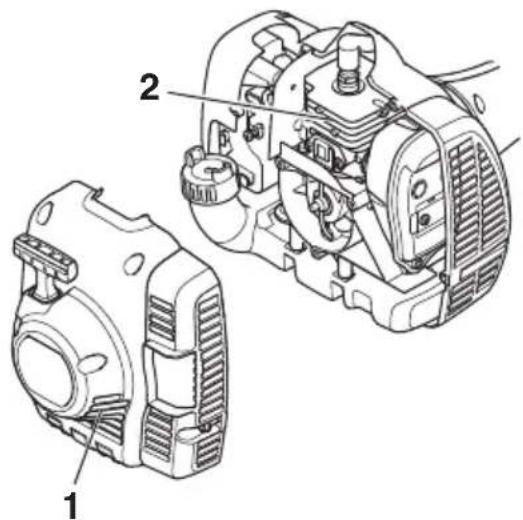 HUSQVARNA 129LK - Sistema de arrefecimento - 2