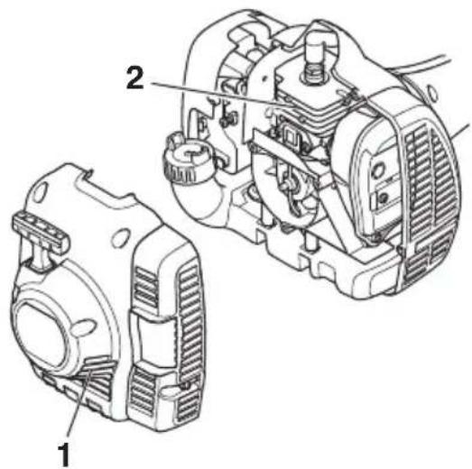 HUSQVARNA 122C - Système de refroidissement - 2